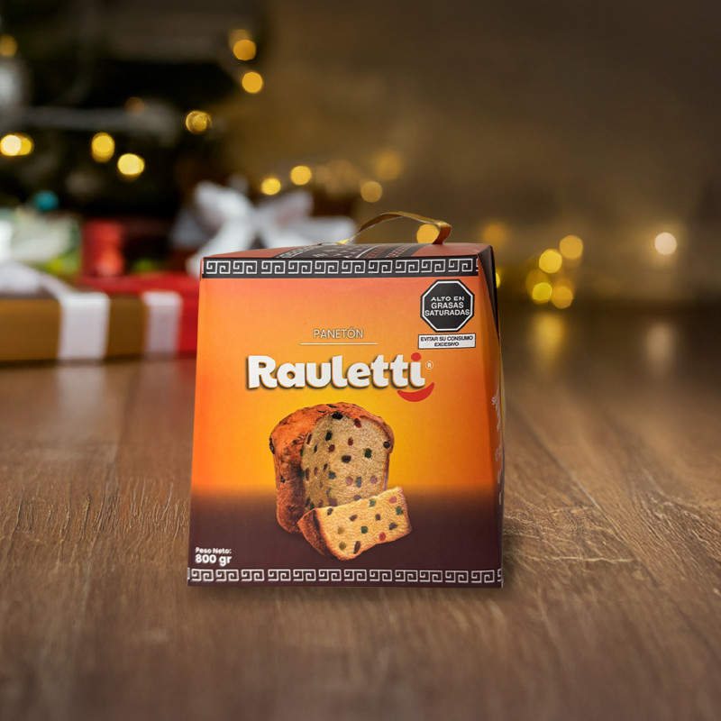 Paneton Rauletti en caja 800 g