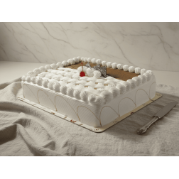 Torta Tres Leches de Vainilla Rectangular