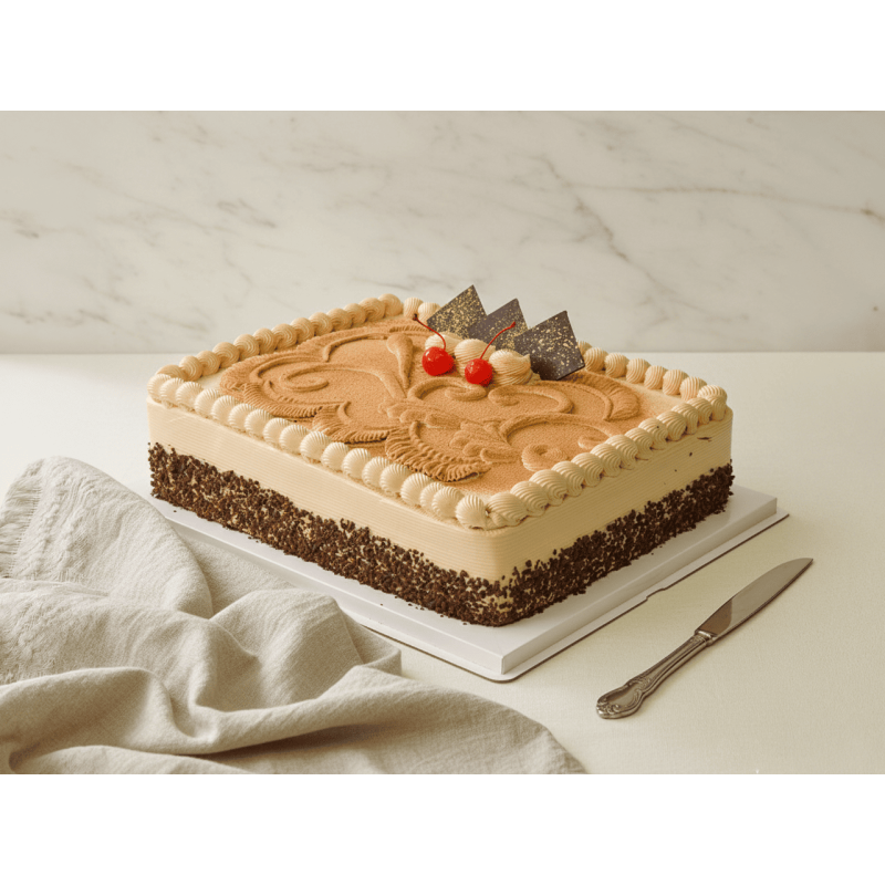 Torta Tres Leches de Café Rectangular