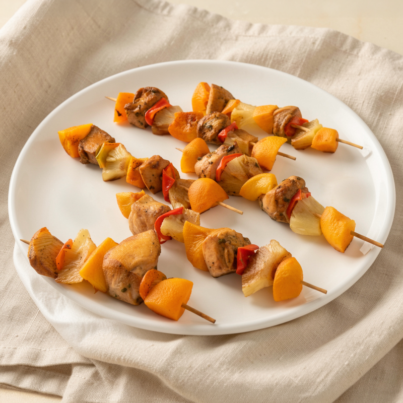 Brochetas Hawainas Brochetas Hawainas