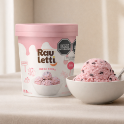 Helado Rauletti Sabor Fresachip