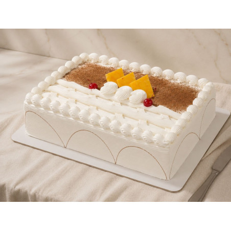 Torta Tres Leches de Vainilla Rectangular