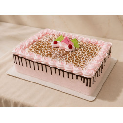 Torta Tres Leches de Fresa Rectangular