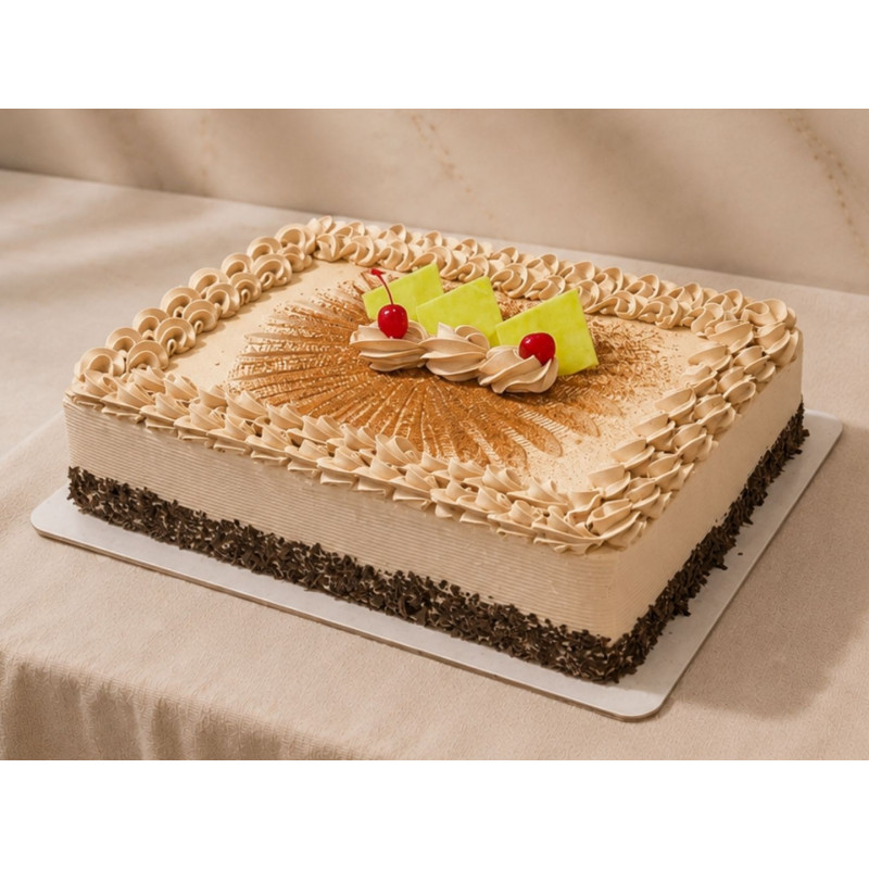 Torta Tres Leches de Café Rectangular